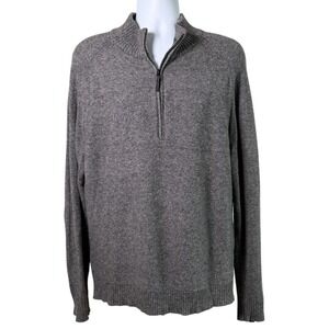 Smartwool‎ Mens Ripple Ridge Half Zip Merino Wool Blend Sweater Size XL